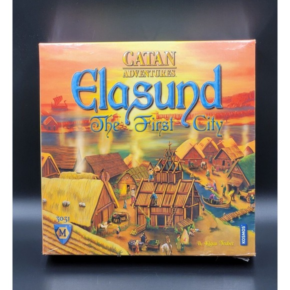 Catan Adventures Elasund The First City Mayfair Complete Game - Picture 1 of 15